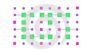 Dotted Grid Pattern Icon: Digital Texture Abstract Background, vector design Generative AI