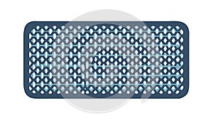 Dotted Grid Pattern Vector - Abstract Mesh Design, vector design Generative AI