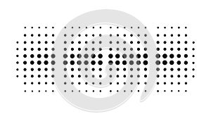 Dotted Halftone Pattern Icon for Modern Textures and Backgrounds, vector design Generative AI