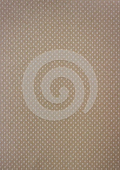 Dotted kraft paper background, photographic real texture