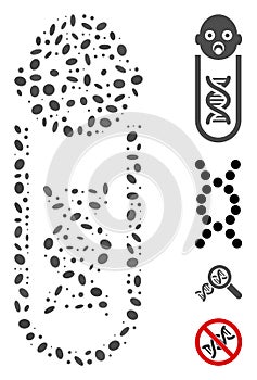 Dotted Mosaic Baby Genetic Analysis photo