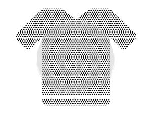 Dotted Pattern Picture of a T-shirt