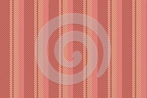 Dotton vector pattern seamless, cultural background stripe vertical. Lrease lines textile texture fabric in red and orange colors
