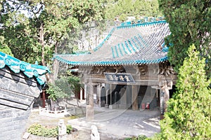 Dou Dafu Ancestral Temple(Doudafuci). a famous historic site in Taiyuan, Shanxi, China.