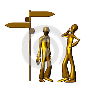 Doubious and exhaust in front of signals