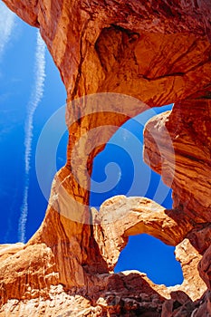 Double Arch in Arches National Park, Utah, USA