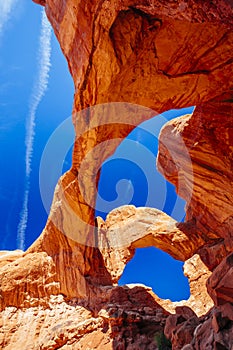 Double Arch in Arches National Park, Utah, USA