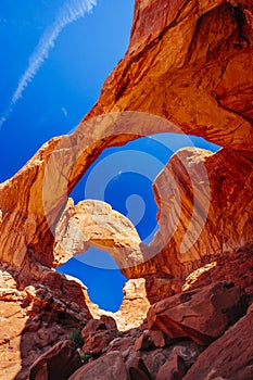 Double Arch in Arches National Park, Utah, USA