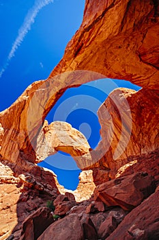 Double Arch in Arches National Park, Utah, USA