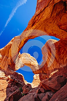 Double Arch in Arches National Park, Utah, USA