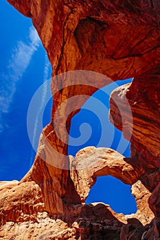 Double Arch in Arches National Park, Utah, USA