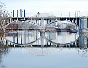 Double arch bridge Minnesota