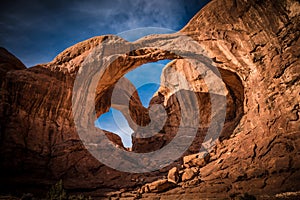 Double Arch in Moab Utah