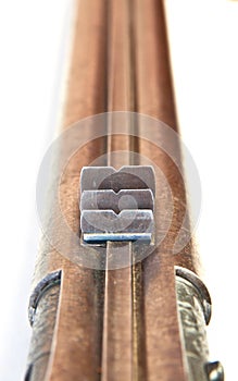 Double-barrelled side by side hunting gun