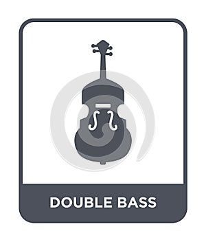 double bass icon in trendy design style. double bass icon isolated on white background. double bass vector icon simple and modern