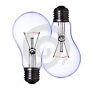 Double blue lamp bulb