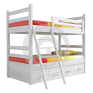 Double bunk bed photo