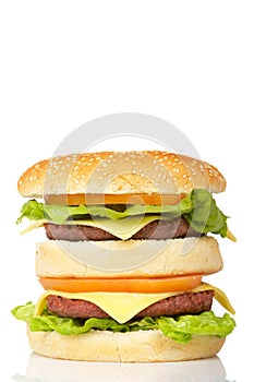 Double cheeseburger
