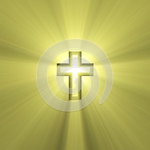 Double cross sign holy light flare