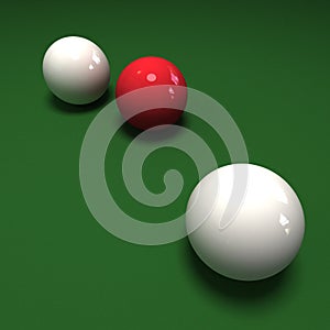Double cue ball