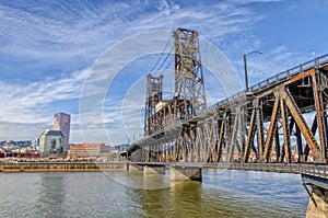 Double deck Steel bridge Portland, Oregon