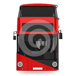Double Decker Bus Isolated