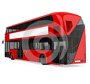 Double Decker Bus Isolated