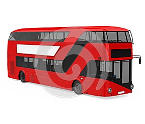 Double Decker Bus Isolated