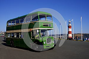 Double-decker, Plymouth, England, Uk