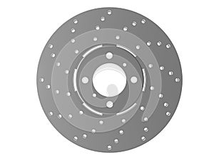 Double disc brake rotor separated