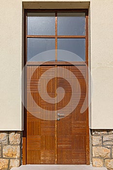 Double Door Transom Window