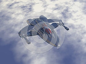 Double-engine multiple role fighter aircraft and low orbit interceptor