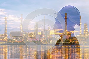 Double exposure of engineer and refinery