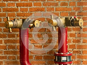 Double fire hydrant with twin hose connector