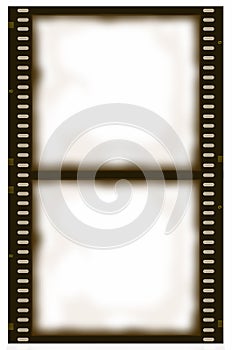 Double Frame Sepia Film Strip