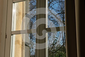 The double glazed window is designed to an effective solution to improve the energy class of home.