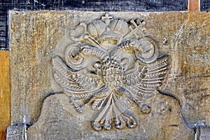 Double headed eagle emblem