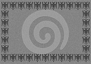 Double headed eagle frame - cdr format