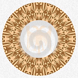 Double headed eagle frame - cdr format