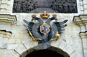 Double-headed eagle; Peter and Paul fortress