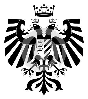 Double-headed heraldic eagle #2