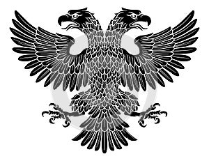 Double headed Imperial Eagle with Two Heads