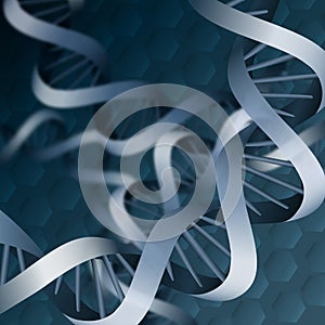 Double helix dna background