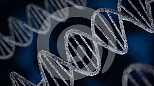 Double Helix DNA Genetic Structure 3d Illustration