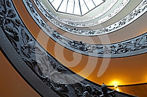 The Double Helix Staircase at the Exit of the Vatican Museums