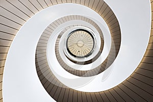 Double helix staircase in Sydney University, Australia