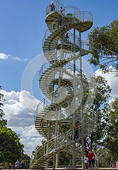 The DNA Tower in King`s Park at Perth, Australia.