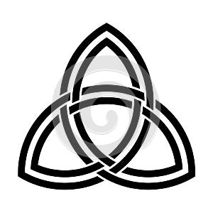Double interlaced triquetra