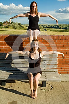 Double jointed Ballerinas photo