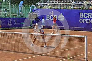 Double ladies tennis